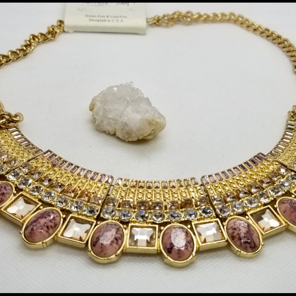 Nwt Baublebar Cleopatra Shining Stone Collar Necklace 9$